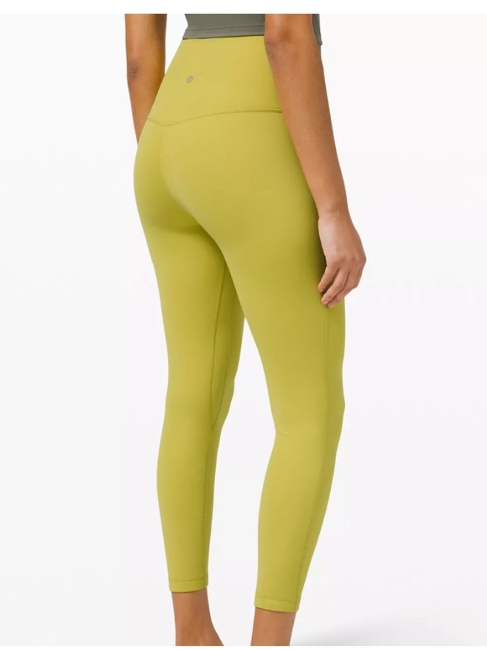 NEON LULULEMON LEGGINGS SIZE 8 ALIGN - Picture 3 of 6